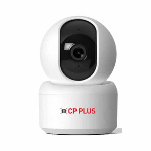 CP PLUS 2MP Full HD Smart Wi-fi CCTV Security Camera |360° with Pan & Tilt | View & Talk | Motion Alert | Night Vision |SD Card (Up to 128 GB) |Alexa & Google Support | IR Distance 10mtr | CP-E25A